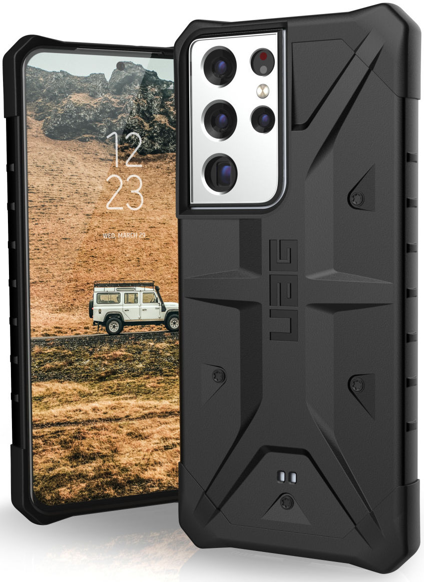 Urban Armor Gear Pathfinder Samsung Galaxy S21 Ultra Hoesje Zwart afbeelding 1