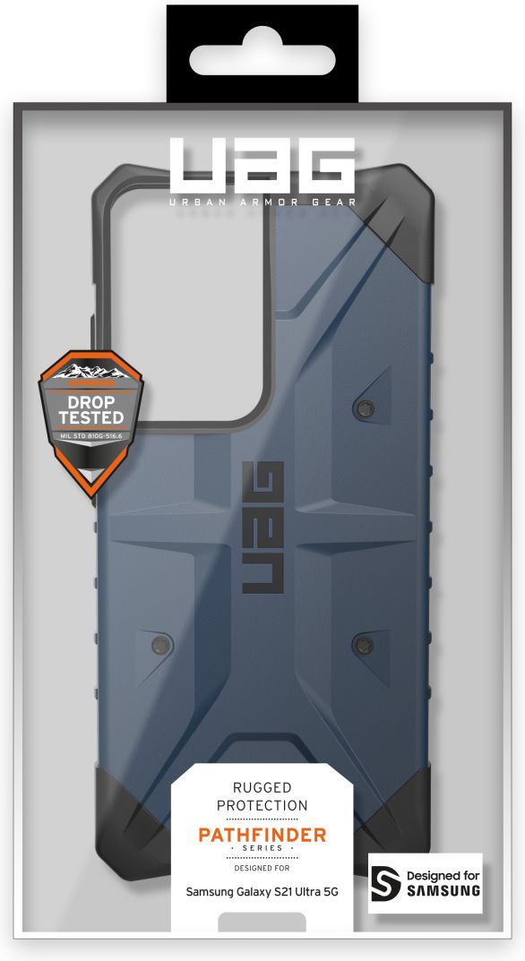 Urban Armor Gear Pathfinder Samsung Galaxy S21 Ultra Hoesje Blauw afbeelding 15