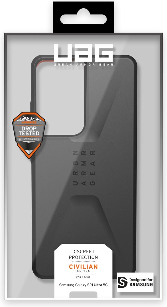 Urban Armor Gear Civilian Samsung Galaxy S21 Ultra Hoesje Zwart afbeelding 14