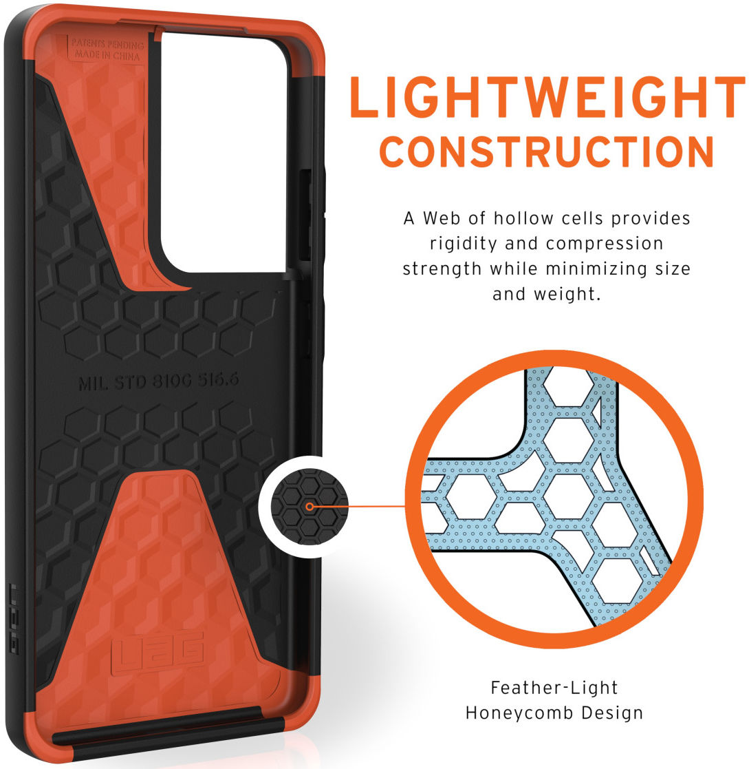 Urban Armor Gear Civilian Samsung Galaxy S21 Ultra Hoesje Zwart afbeelding 6