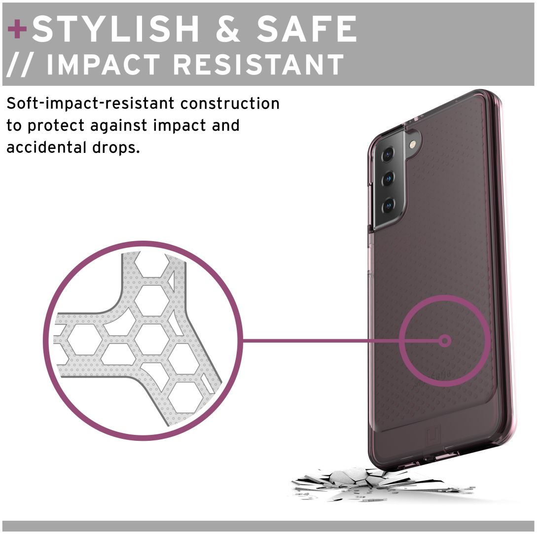 Urban Armor Gear [U] Lucent Samsung Galaxy S21 Ultra Hoesje Dusty Rose afbeelding 4