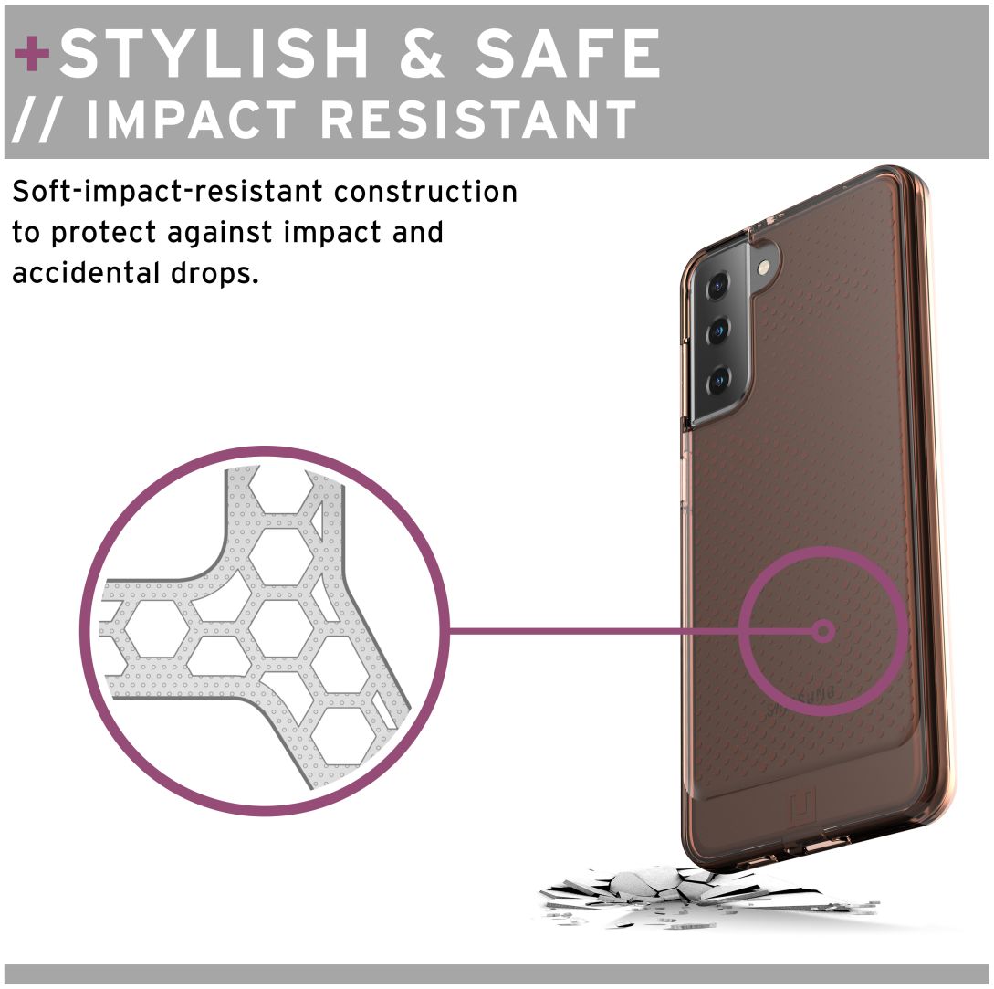 Urban Armor Gear [U] Lucent Samsung Galaxy S21 Ultra Hoesje Oranje afbeelding 4