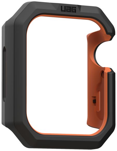 Urban Armor Gear Civilian Apple Watch 44MM Hoesje Zwart/Oranje afbeelding 10