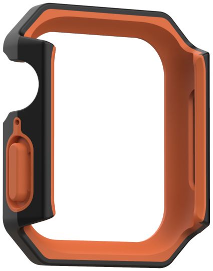 Urban Armor Gear Civilian Apple Watch 44MM Hoesje Zwart/Oranje afbeelding 12