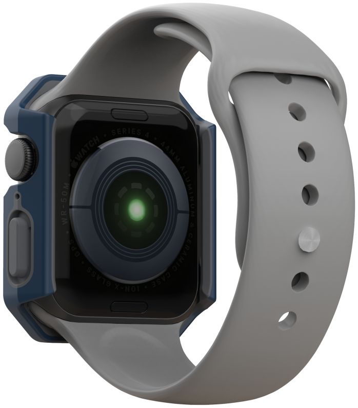 Urban Armor Gear Civilian Apple Watch 44MM Hoesje Blauw/Zilver afbeelding 12
