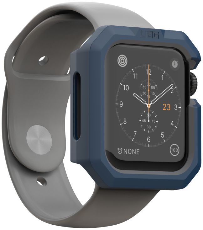 Urban Armor Gear Civilian Apple Watch 40MM Hoesje Blauw/Zilver afbeelding 11