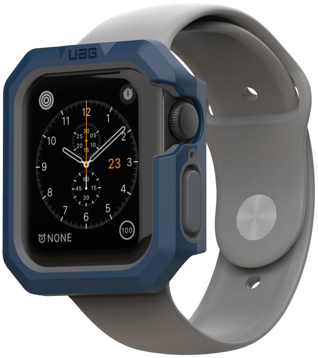 Urban Armor Gear Civilian Apple Watch 40MM Hoesje Blauw/Zilver afbeelding 13