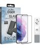 Eiger Samsung S21 Ultra Tempered Glass Case Friendly Gebogen Zwart