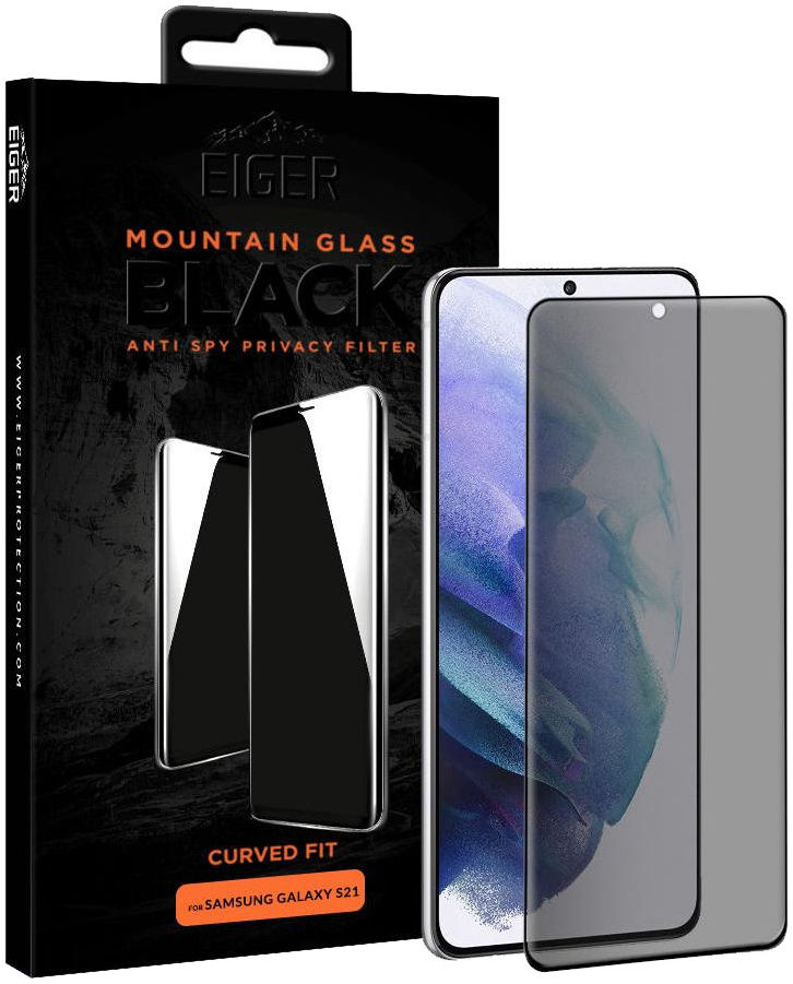 Eiger Samsung Galaxy S21 Privacy Glass Case Friendly Screen Protector afbeelding 1