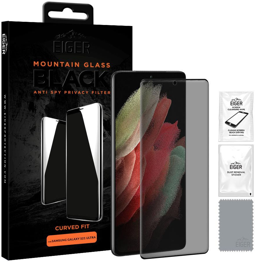 Eiger Samsung Galaxy S21 Ultra Privacy Glass Screen Protector afbeelding 4