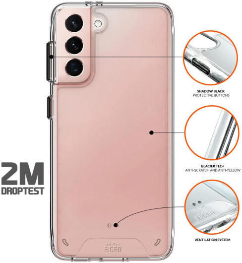 Eiger Glacier Series Samsung Galaxy S21 Plus Hoesje Transparant afbeelding 4