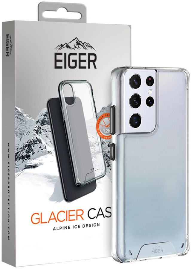 Eiger Glacier Series Samsung Galaxy S21 Ultra Hoesje Transparant afbeelding 1
