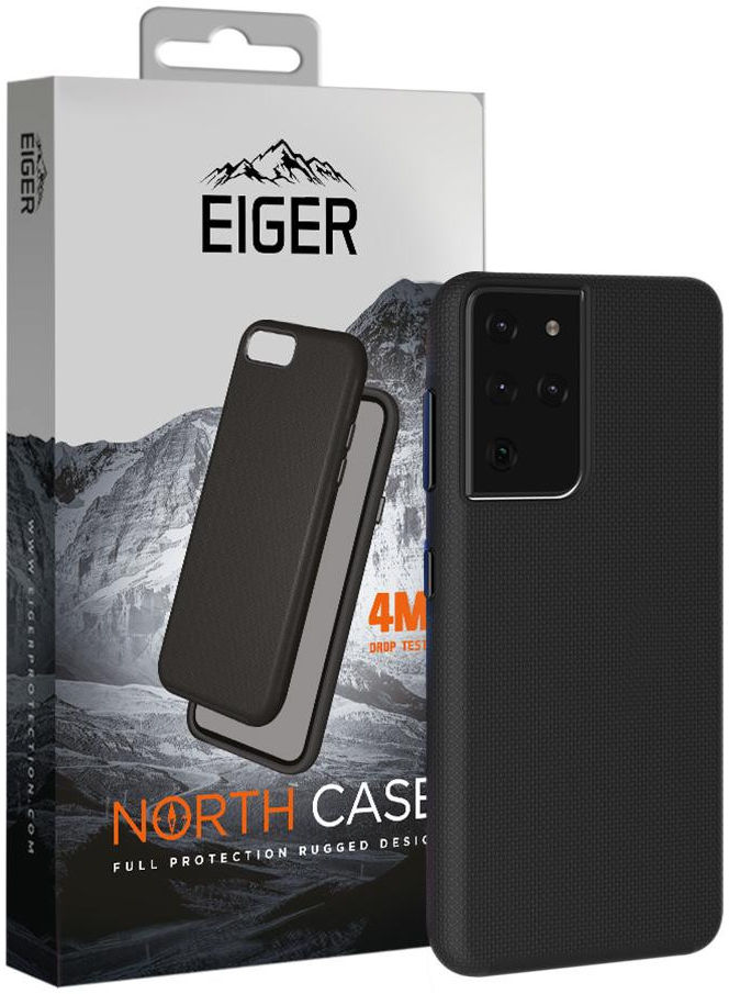 Eiger North Series Samsung Galaxy S21 Ultra Hoesje Zwart afbeelding 1