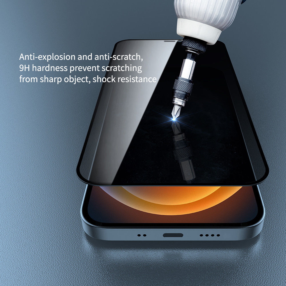 Nillkin Apple iPhone 12 / 12 Pro Privacy Glass Screenprotector afbeelding 6