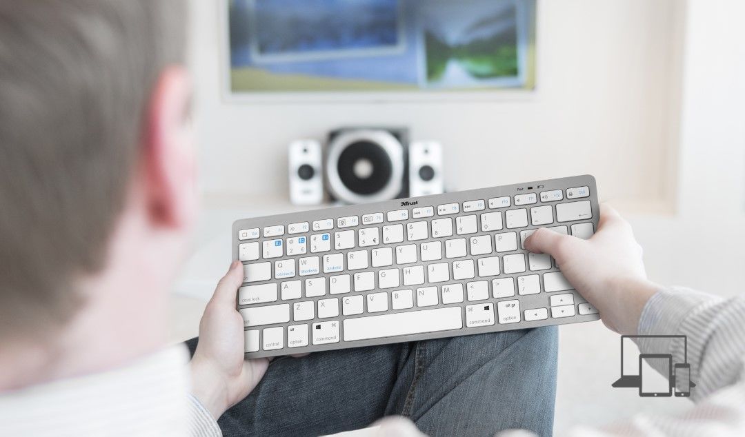 Trust Nado Draadloos Bluetooth Toetsenbord afbeelding 3