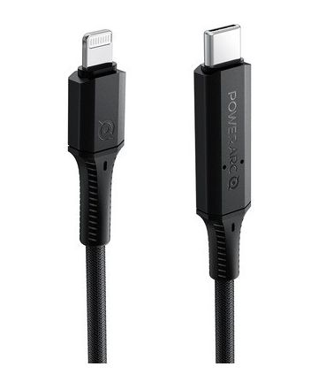Spigen PowerArc ArcWire Gevlochten USB-C/Lightning Kabel 1 Meter Zwart Kabels