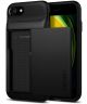 Spigen Slim Armor Wallet Apple iPhone SE(2020) / 8 / 7 Hoesje Zwart