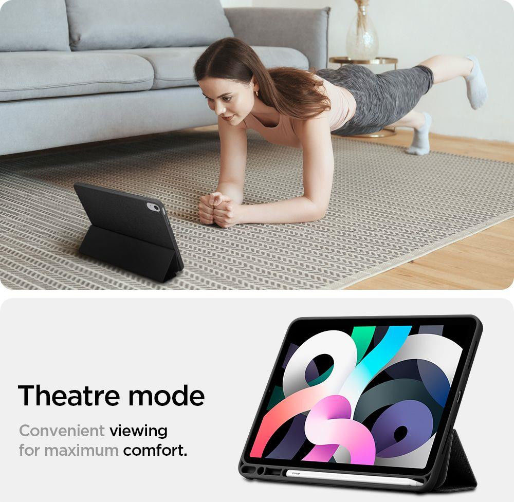 Spigen Urban Fit Apple iPad Air 2020 / 2022 Hoesje Zwart afbeelding 13