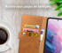 Rosso Element Samsung Galaxy S21 Plus Hoesje Book Cover Lichtbruin afbeelding 9