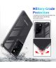 Samsung Galaxy S21 Ultra Hoesje Armor Back Cover Transparant