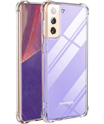Samsung Galaxy S21 Hoesje Schokbestendig TPU Transparant Hoesjes