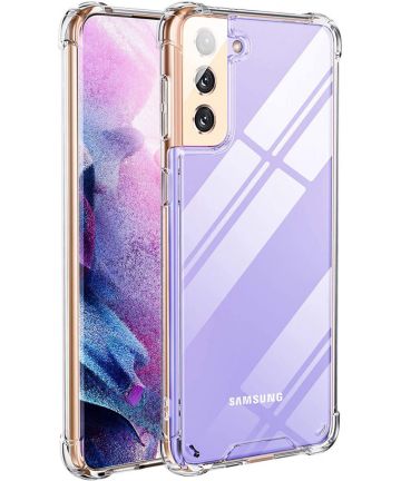 Samsung Galaxy S21 Plus Hoesje Schokbestendig TPU Transparant Hoesjes