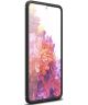 Samsung Galaxy S21 Plus Hoesje Geborsteld TPU Back Cover Zwart