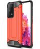 Samsung Galaxy S21 Ultra Hoesje Shock Proof Hybride Back Cover Rood