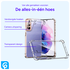 Samsung Galaxy S21 Hoesje Schokbestendig en Dun TPU Transparant afbeelding 4