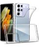 Samsung Galaxy S21 Ultra Hoesje Back Cover Dun TPU Transparant