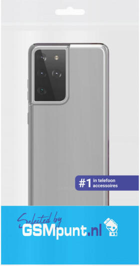 Samsung Galaxy S21 Ultra Hoesje Dun TPU Transparant afbeelding 3