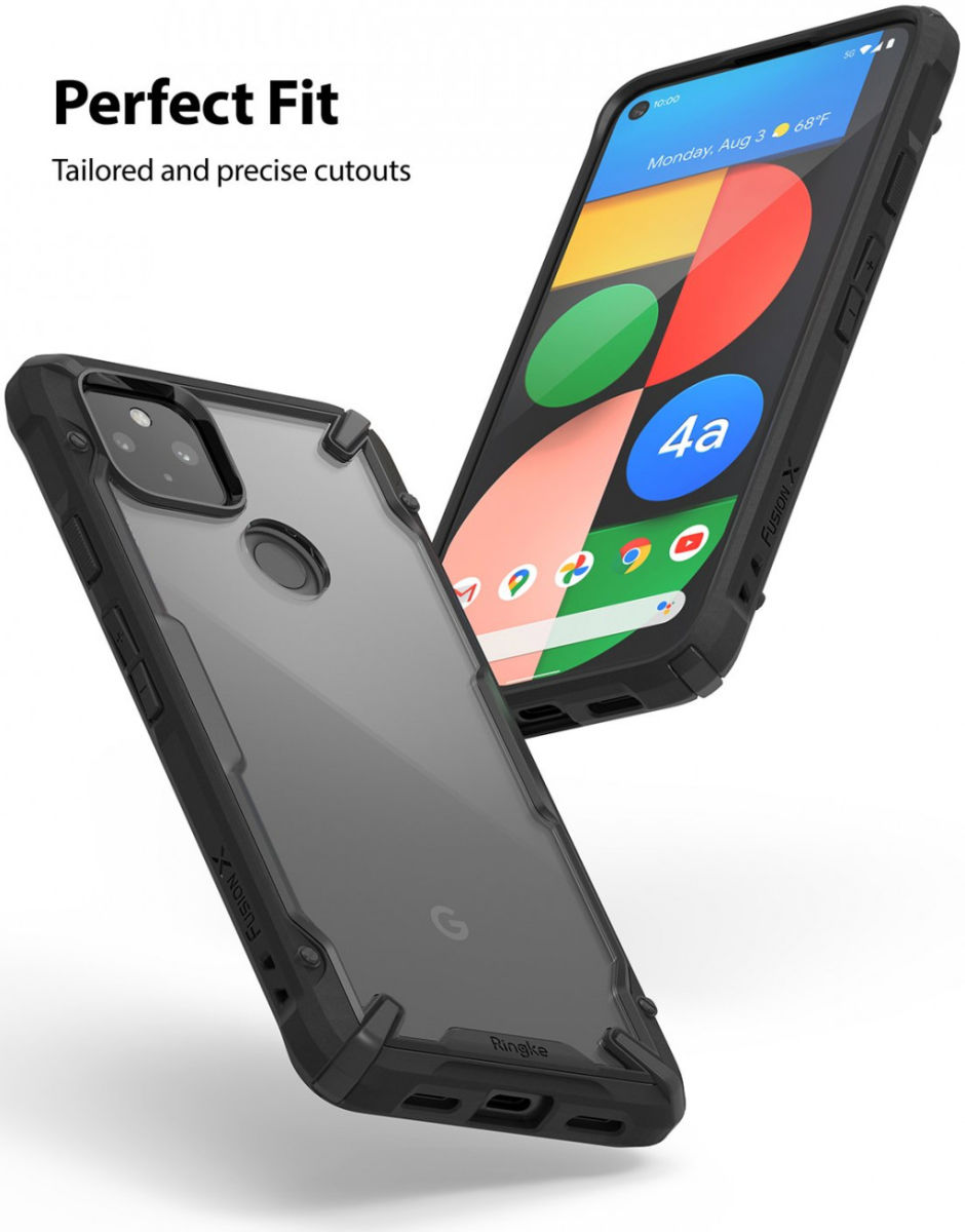 Ringke Fusion X Google Pixel 4A 5G Hoesje Zwart afbeelding 5