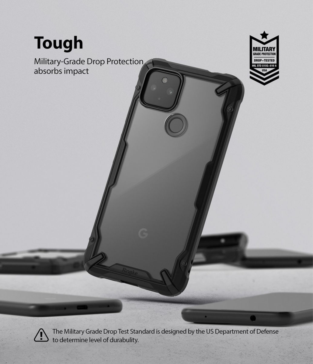 Ringke Fusion X Google Pixel 4A 5G Hoesje Zwart afbeelding 6
