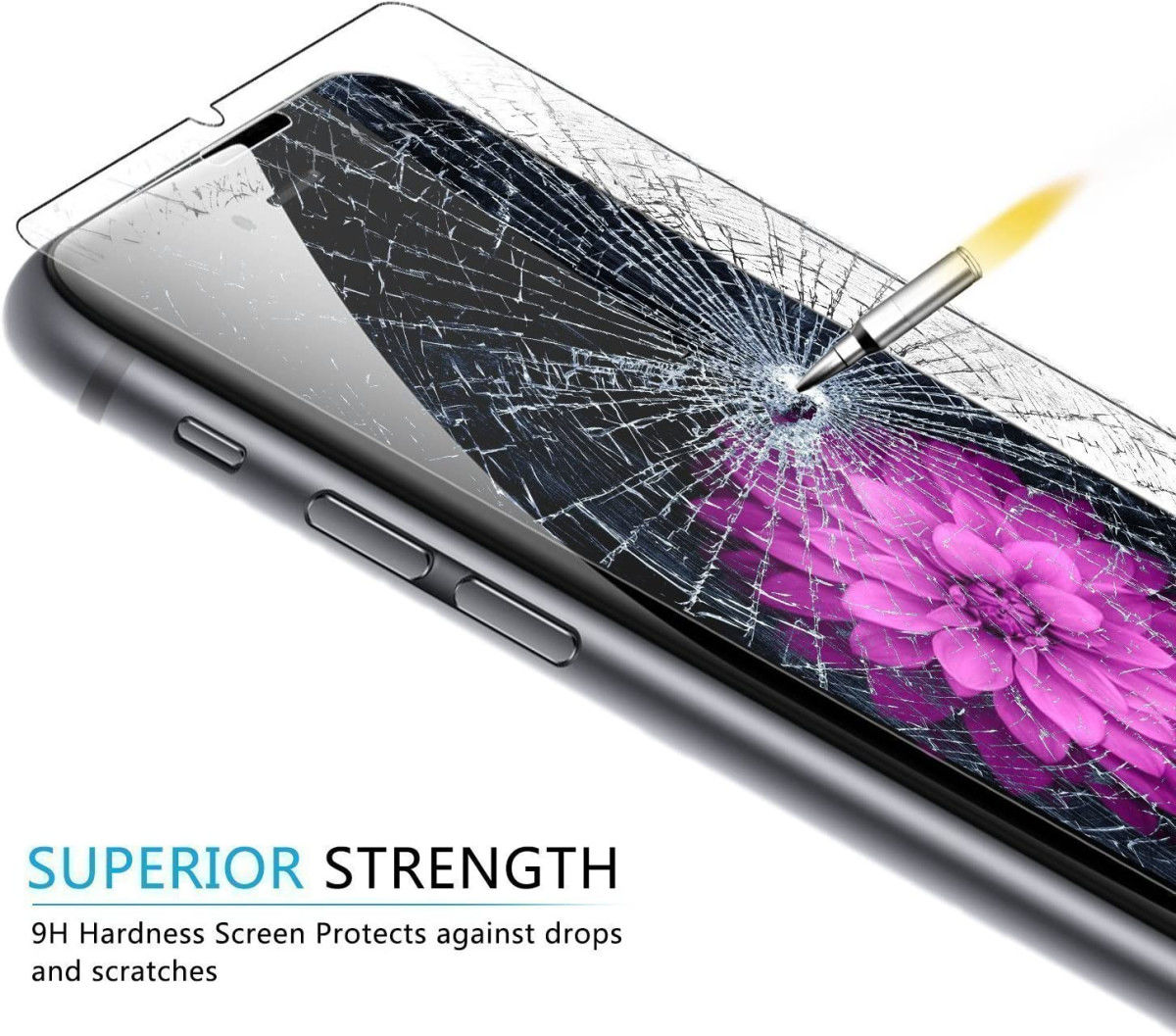 Nokia 2.4 0.3mm Arc Edge Tempered Glass Screenprotector afbeelding 2