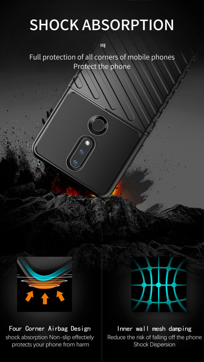 Nokia 2.4 Hoesje Twill Slim Textuur Back Cover Zwart afbeelding 9