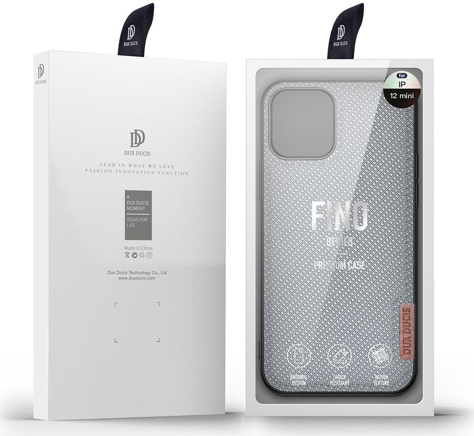 Dux Ducis Fino Series Apple iPhone 12 Mini Hoesje Blauw afbeelding 10