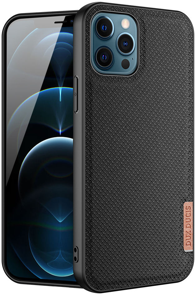 Dux Ducis Fino Series Apple iPhone 12 Pro Max Hoesje Zwart afbeelding 1