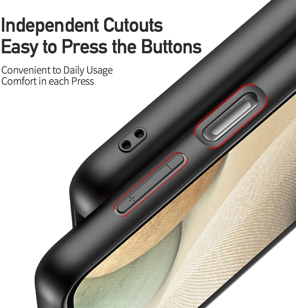Dux Ducis Fino Series Samsung Galaxy A12 Hoesje Backcover Zwart afbeelding 4