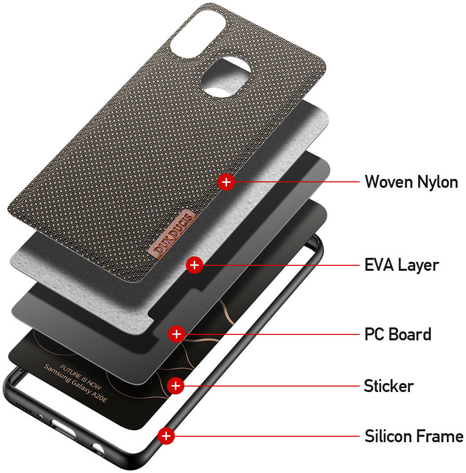 Dux Ducis Fino Series Samsung Galaxy A20e Hoesje Backcover Groen afbeelding 7