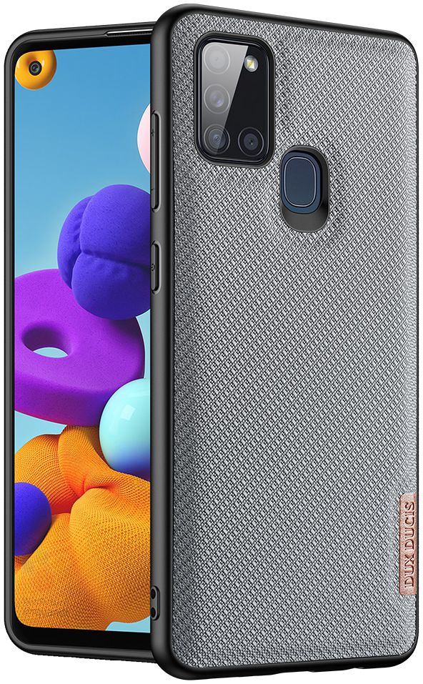 Dux Ducis Fino Series Samsung Galaxy A21s Hoesje Backcover Blauw afbeelding 1
