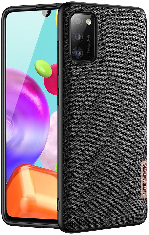 Dux Ducis Fino Series Samsung Galaxy A41 Hoesje Backcover Zwart afbeelding 1