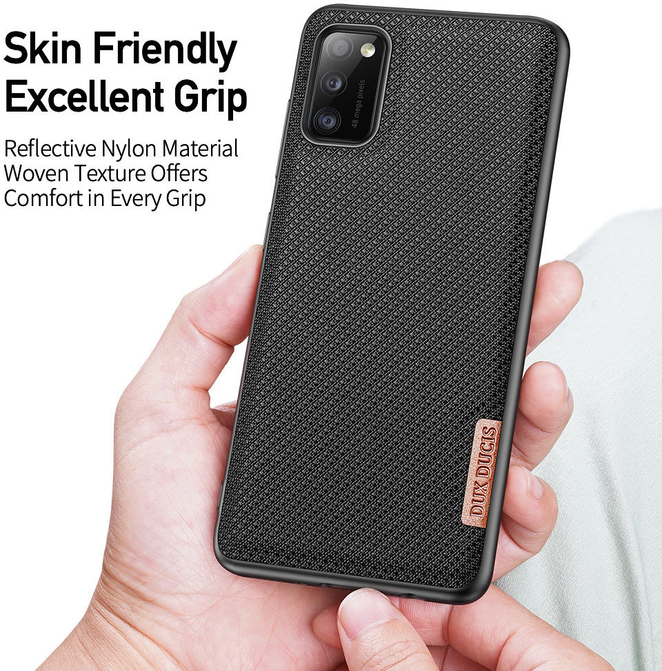 Dux Ducis Fino Series Samsung Galaxy A41 Hoesje Backcover Zwart afbeelding 2