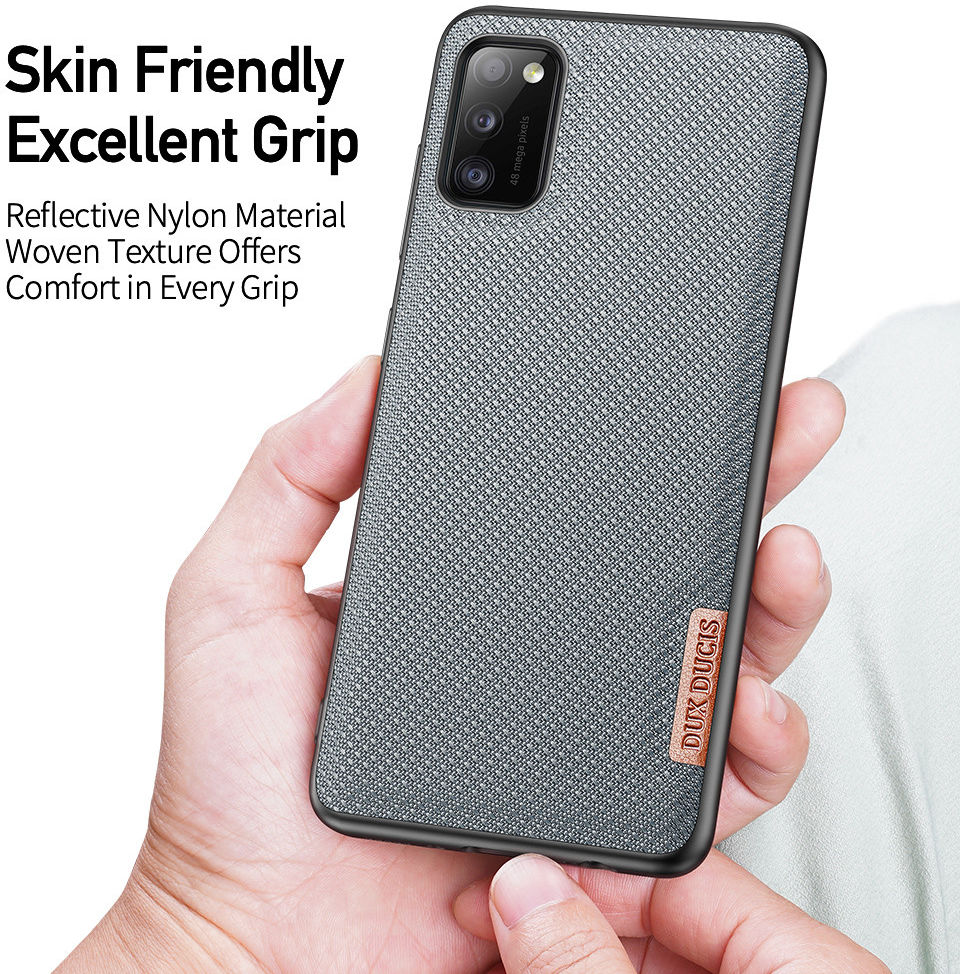 Dux Ducis Fino Series Samsung Galaxy A41 Hoesje Backcover Blauw afbeelding 2