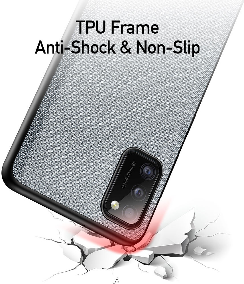 Dux Ducis Fino Series Samsung Galaxy A41 Hoesje Backcover Blauw afbeelding 3