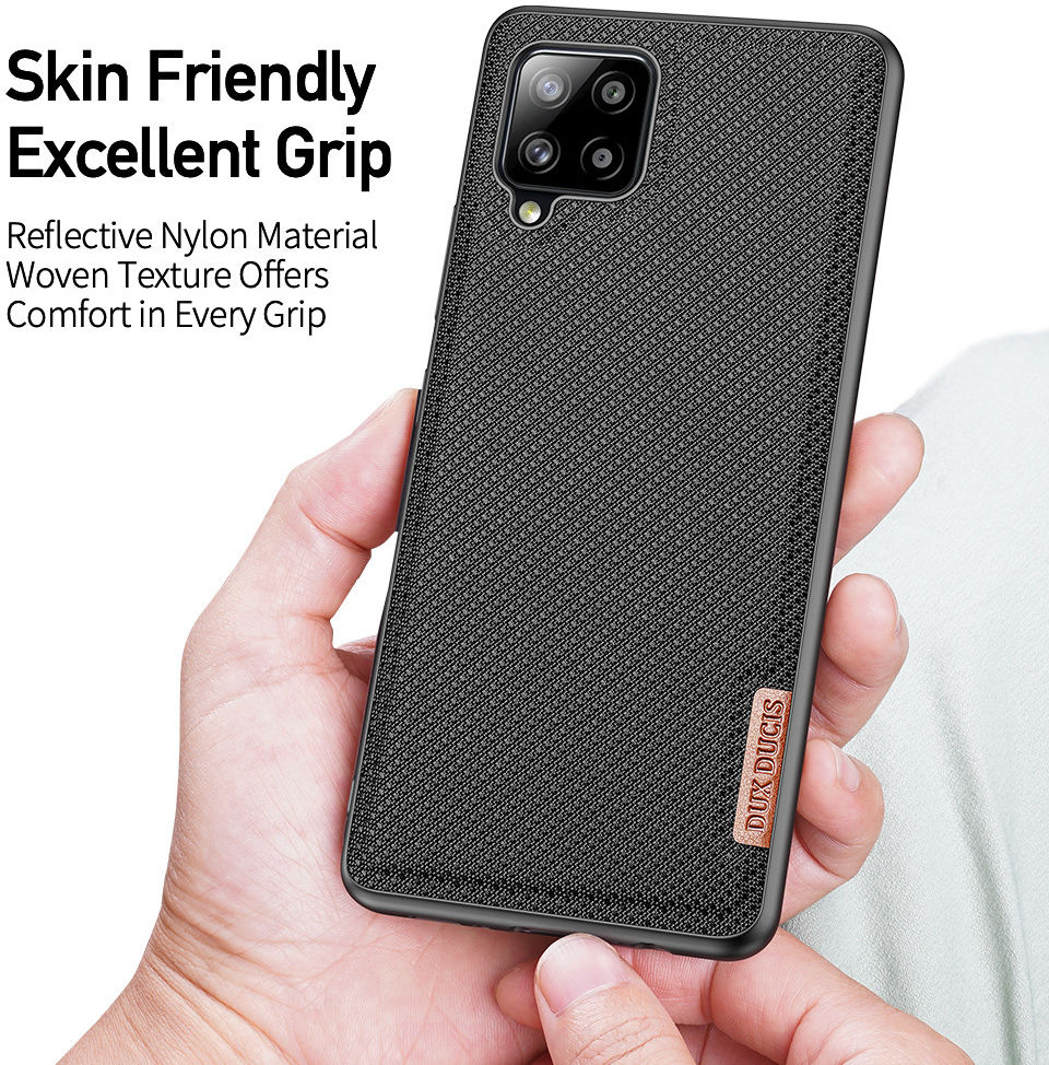 Dux Ducis Fino Series Samsung Galaxy A42 Hoesje Backcover Zwart afbeelding 2