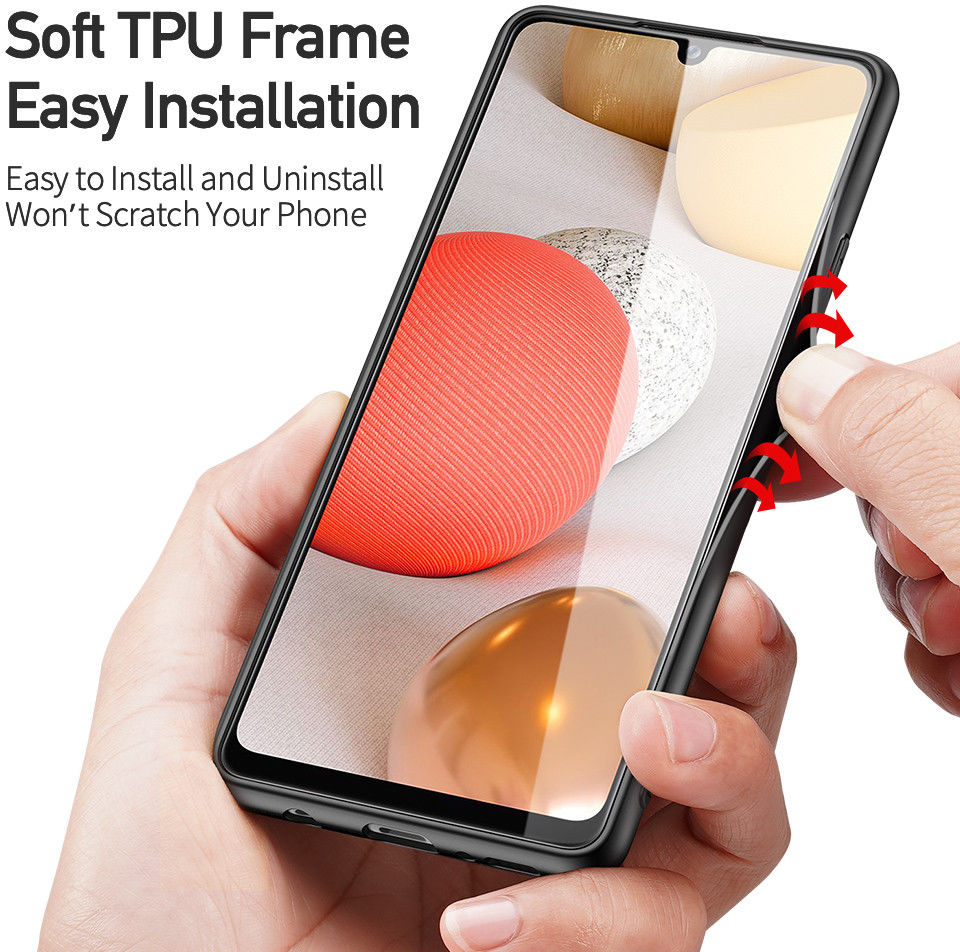 Dux Ducis Fino Series Samsung Galaxy A42 Hoesje Backcover Zwart afbeelding 4