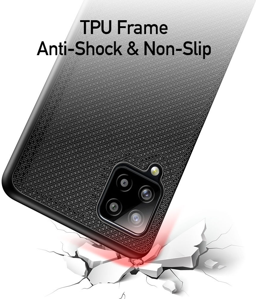 Dux Ducis Fino Series Samsung Galaxy A42 Hoesje Backcover Zwart afbeelding 5