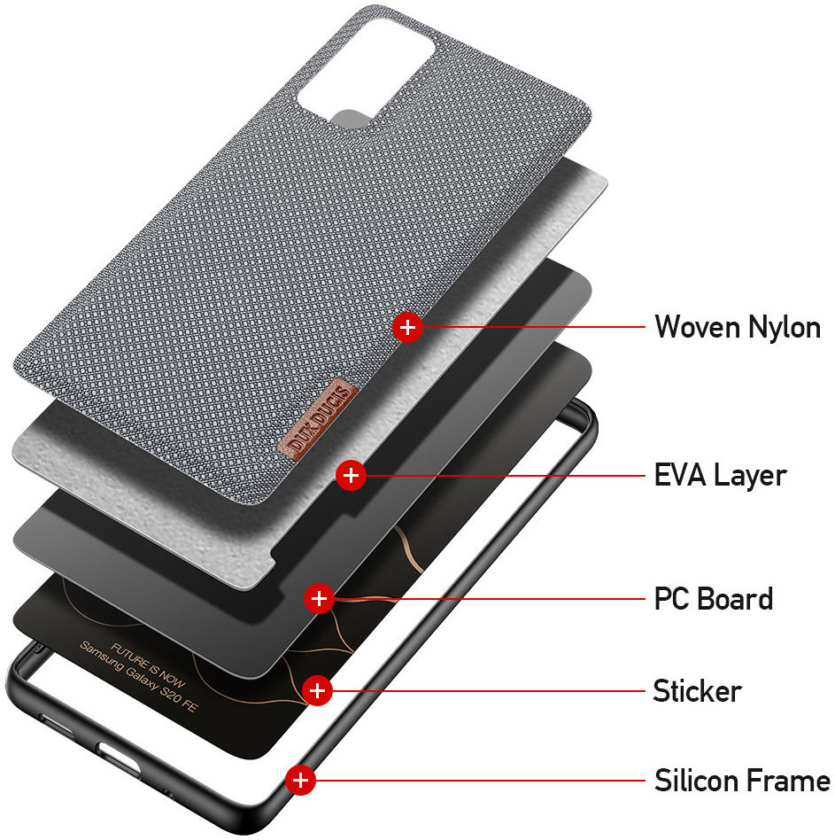 Dux Ducis Fino Series Samsung Galaxy S20 FE Hoesje Backcover Blauw afbeelding 7